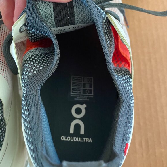 Like-new On Cloudultra 2 Men's Trail Running Shoe "Aloe/Terracotta" | US 11 - Picture 8 of 9